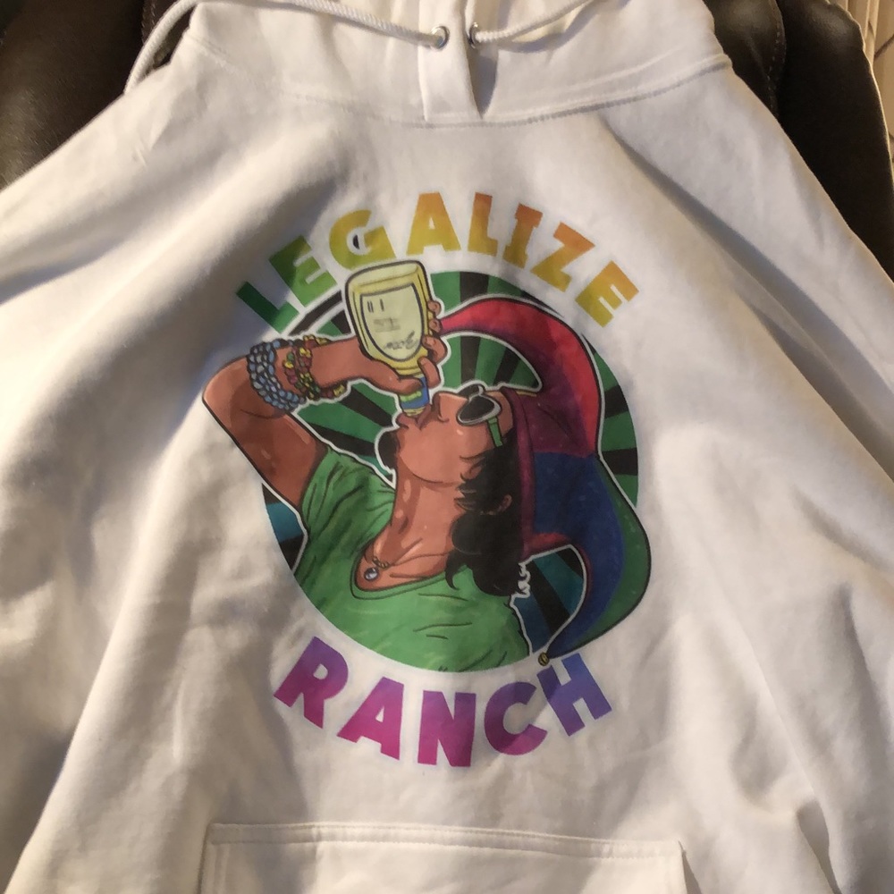 Custom made Eric Andre “Legalize Ranch” sweater